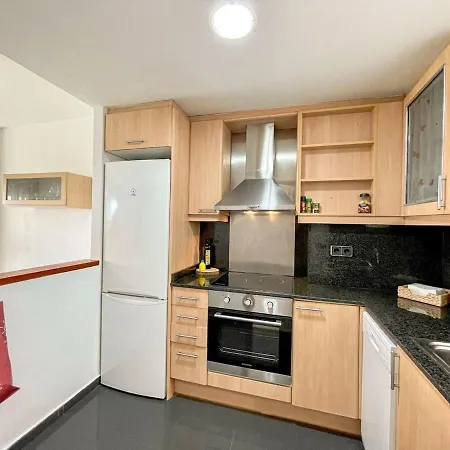 And Blue Apartment Blanes